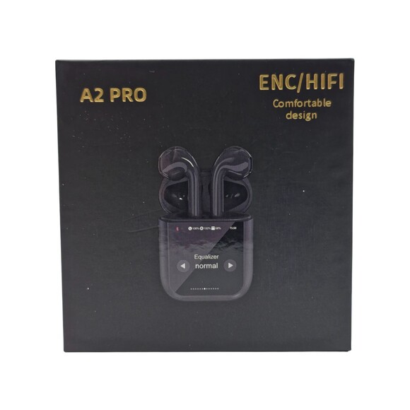 Wireless Earbuds Bluetooth 5.3 HiFi ENC Noise Cancelling LED Display Case Black - Picture 6 of 11